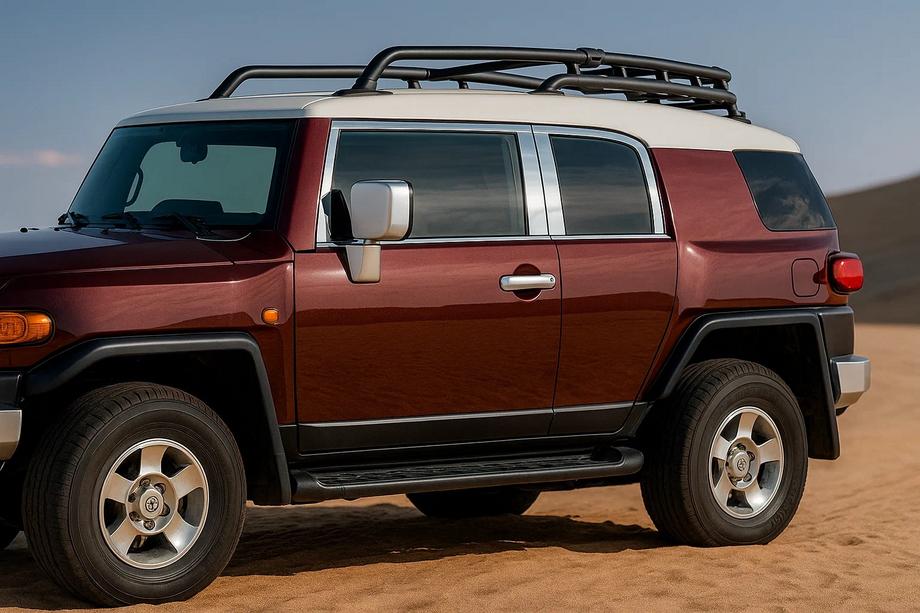 Toyota FJ Cruiser 2006-2022 Fensterzierleisten Set Edelstahl 16-teilig Foto 1