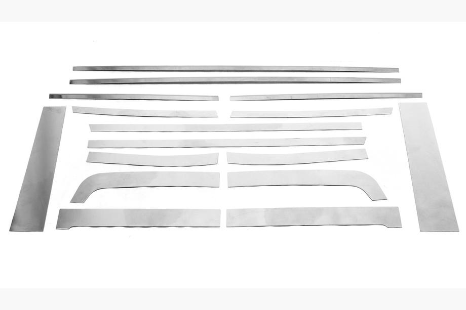 Toyota FJ Cruiser 2006-2022 Fensterzierleisten Set Edelstahl 16-teilig Foto 14
