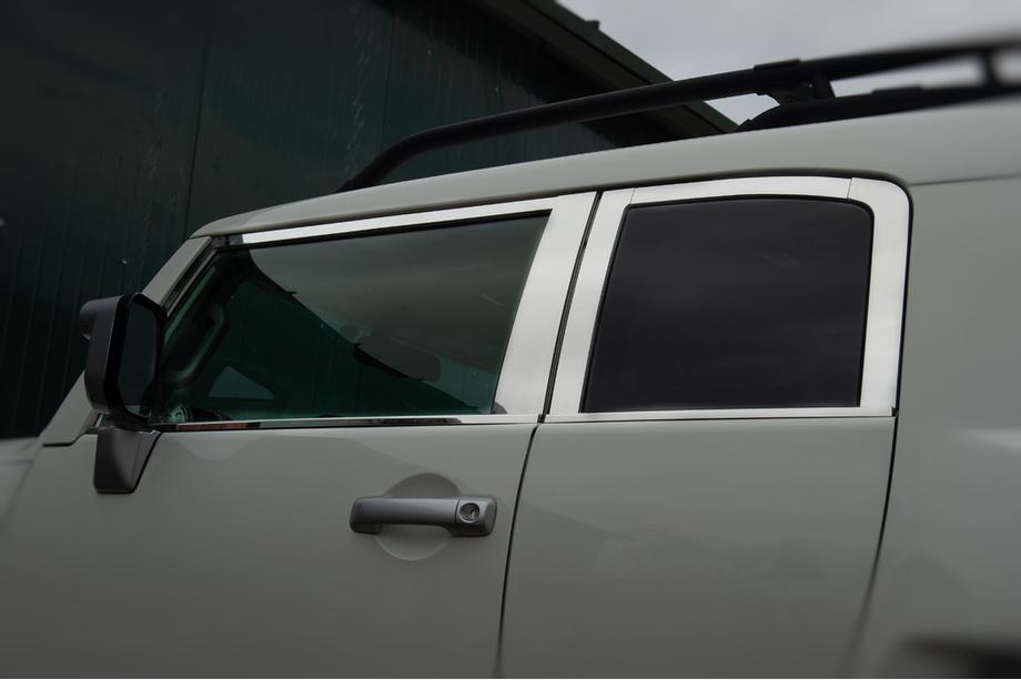 Toyota FJ Cruiser 2006-2022 Fensterzierleisten Set Edelstahl 16-teilig Foto 11