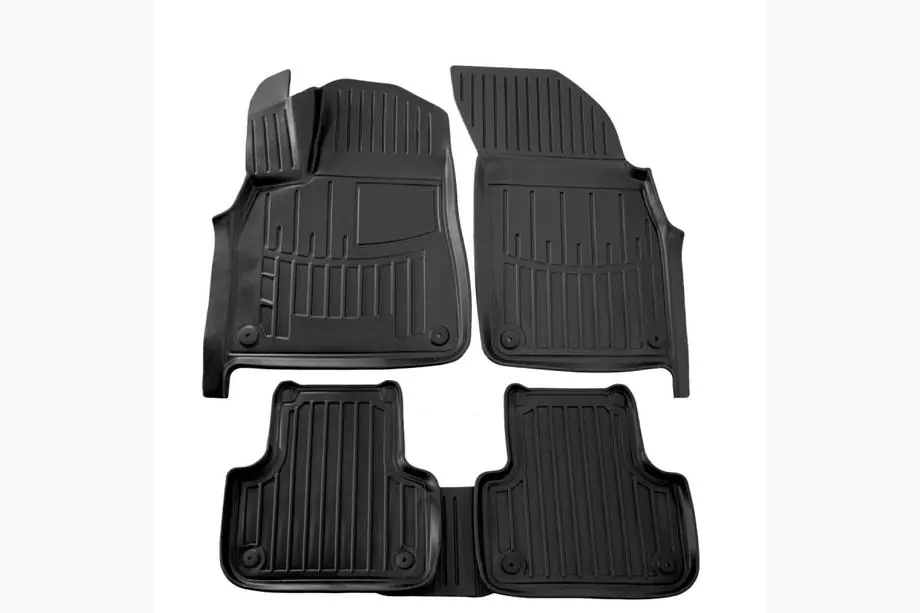 Audi Q7 2015–2026 Stingray 3D Gummimatten (5 Stk, Polyurethan) Image