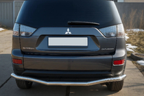 Mitsubishi Outlander 2006-2012 Heckschutz D125201 (Edelstahl) Foto 1