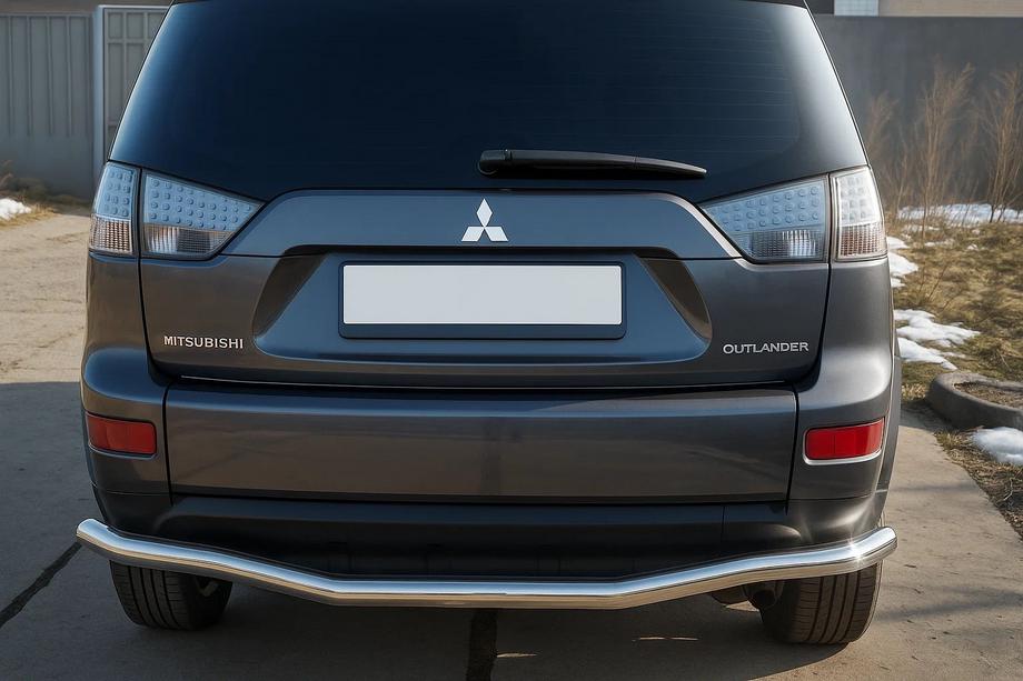 Mitsubishi Outlander 2006-2012 Heckschutz D125201 (Edelstahl) Image