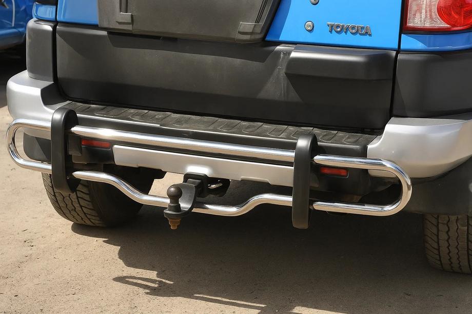 Toyota FJ Cruiser 2006-2022 Heckschutz D098616 (Edelstahl) Image