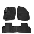 Ford S-Max 2007-2014 Fußmatten Stingray 3D (OWAL Clips) (4 Stk, Polyurethan) Foto 1