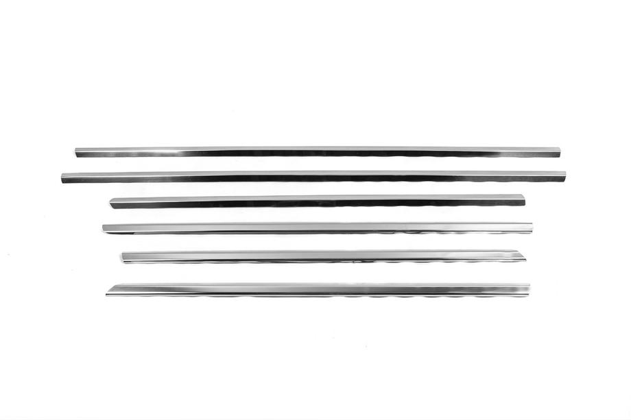 Mercedes E-class W211 2002-2009 Fensterrahmen Zierleisten Edelstahl Foto 3