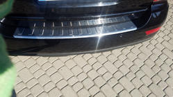 Mercedes ML W164 2005-2011 Heckstoßstangenabdeckung OmsaLine Edelstahl Glänzend Foto 2