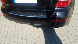 Mercedes ML W164 2005-2011 Heckstoßstangenabdeckung OmsaLine Edelstahl Glänzend Foto 1